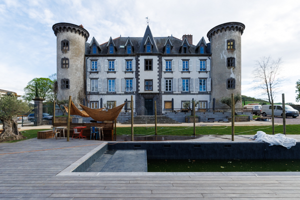 Visite du chateau de Chignat de l'association des communicants d'Auvergne, Félix et Rosa.