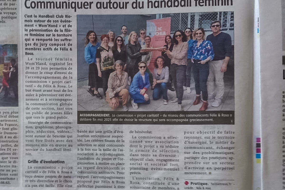 Formation l'action presse felix et rosa